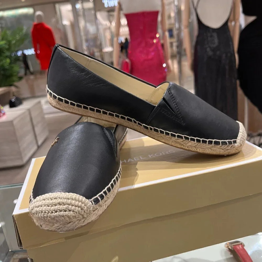 Kendrick Leather Slip-On Espadrille Size7 - Picture 3 of 7